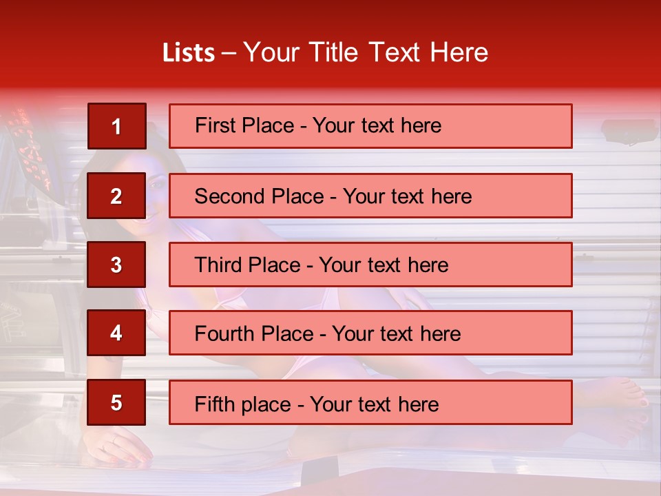 Beauty Waist Sexy PowerPoint Template