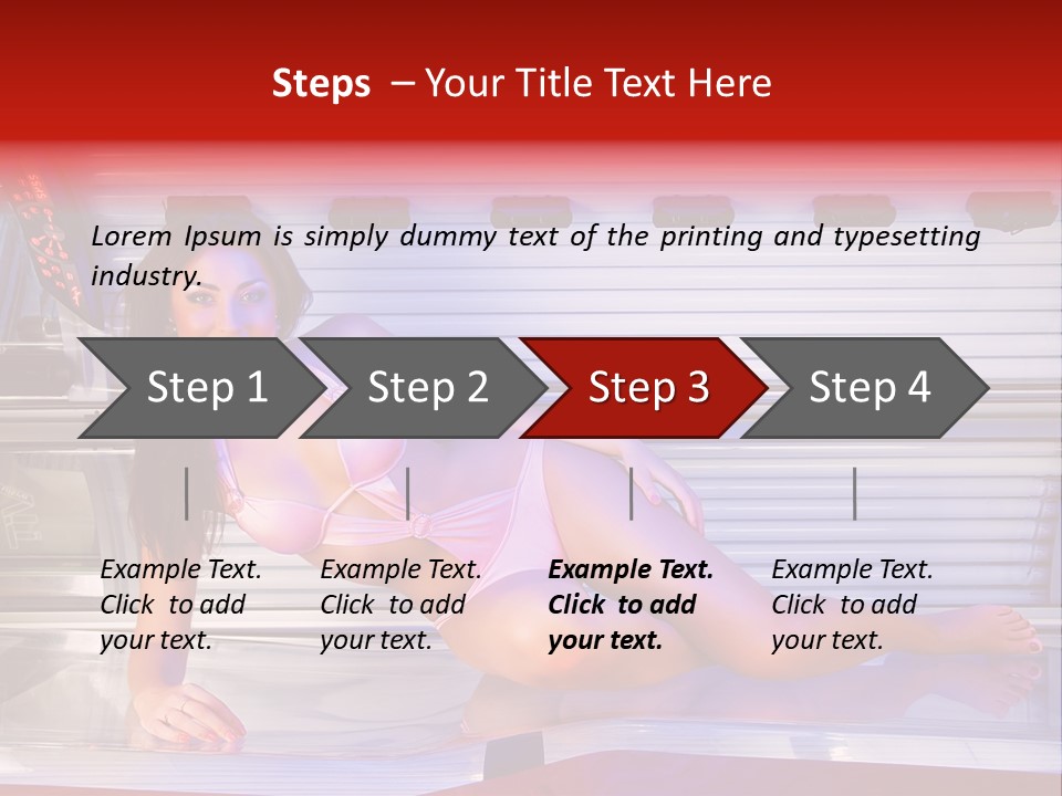 Beauty Waist Sexy PowerPoint Template
