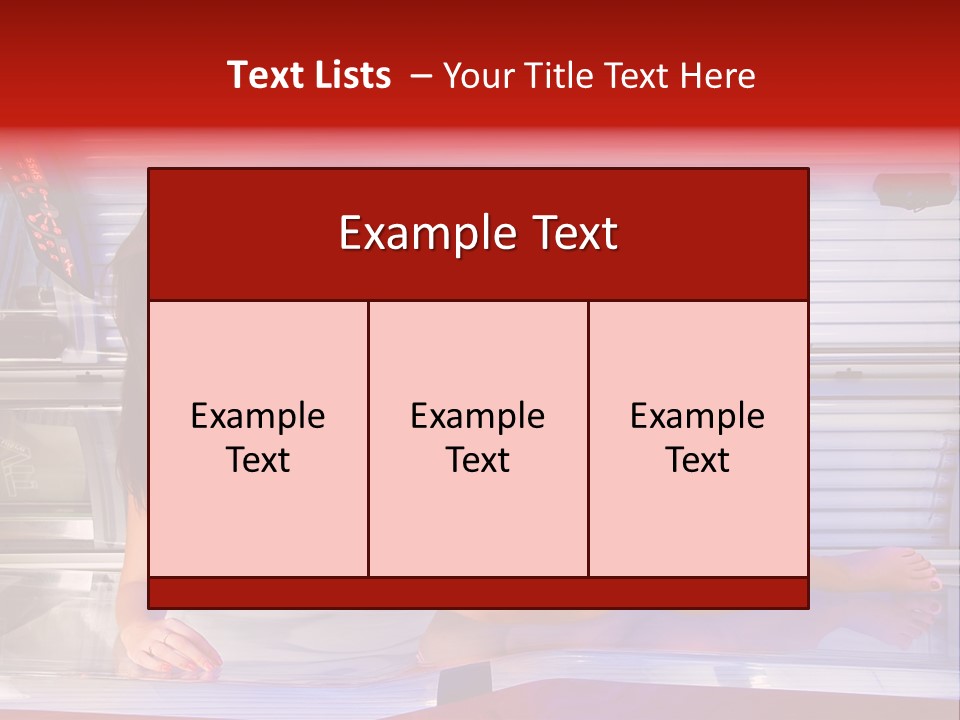 Beauty Waist Sexy PowerPoint Template