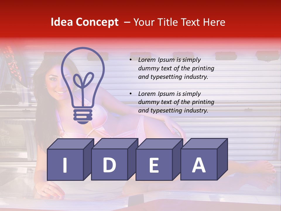 Beauty Waist Sexy PowerPoint Template