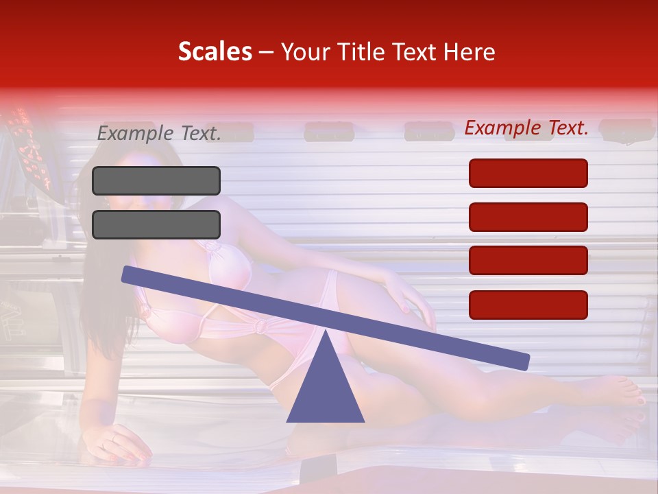 Beauty Waist Sexy PowerPoint Template