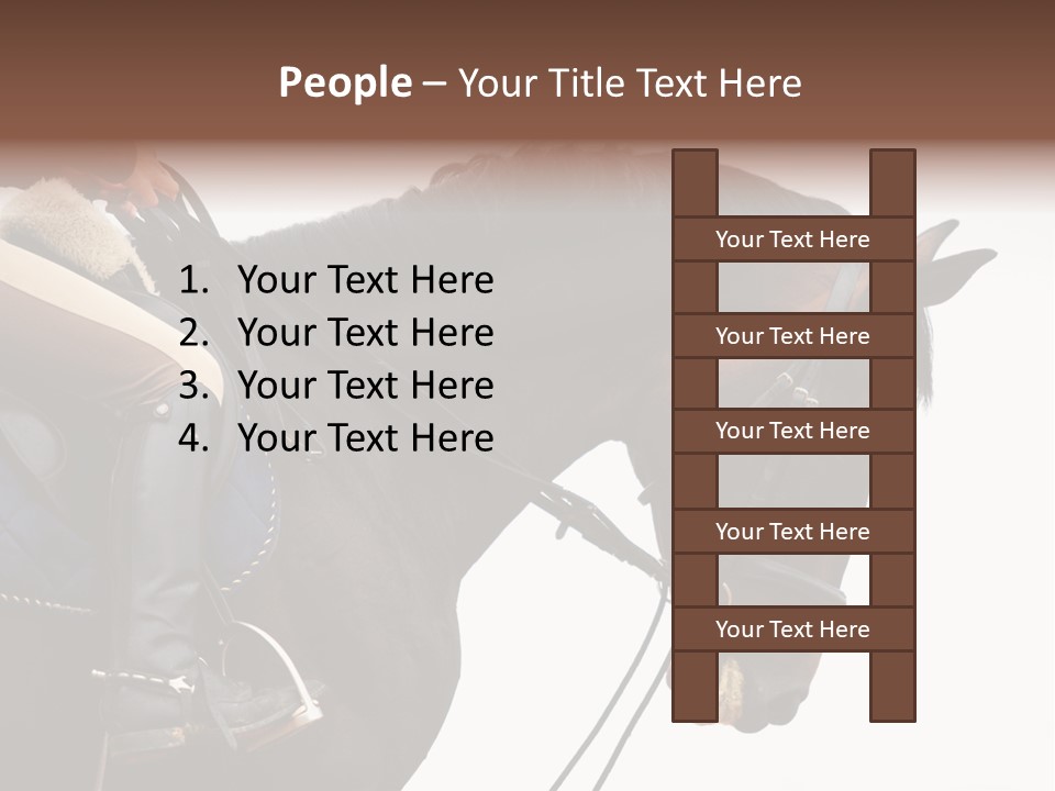 People Field Woman PowerPoint Template