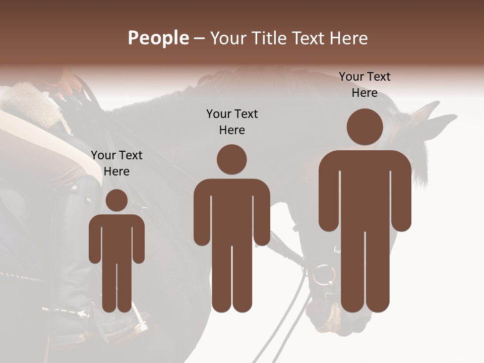 People Field Woman PowerPoint Template