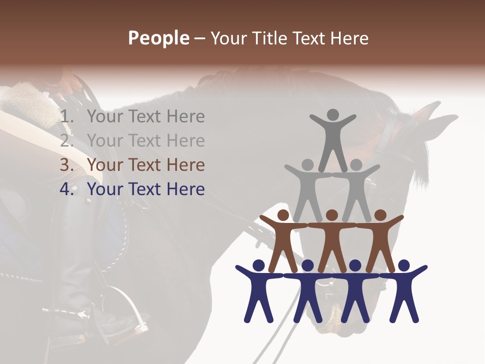 People Field Woman PowerPoint Template