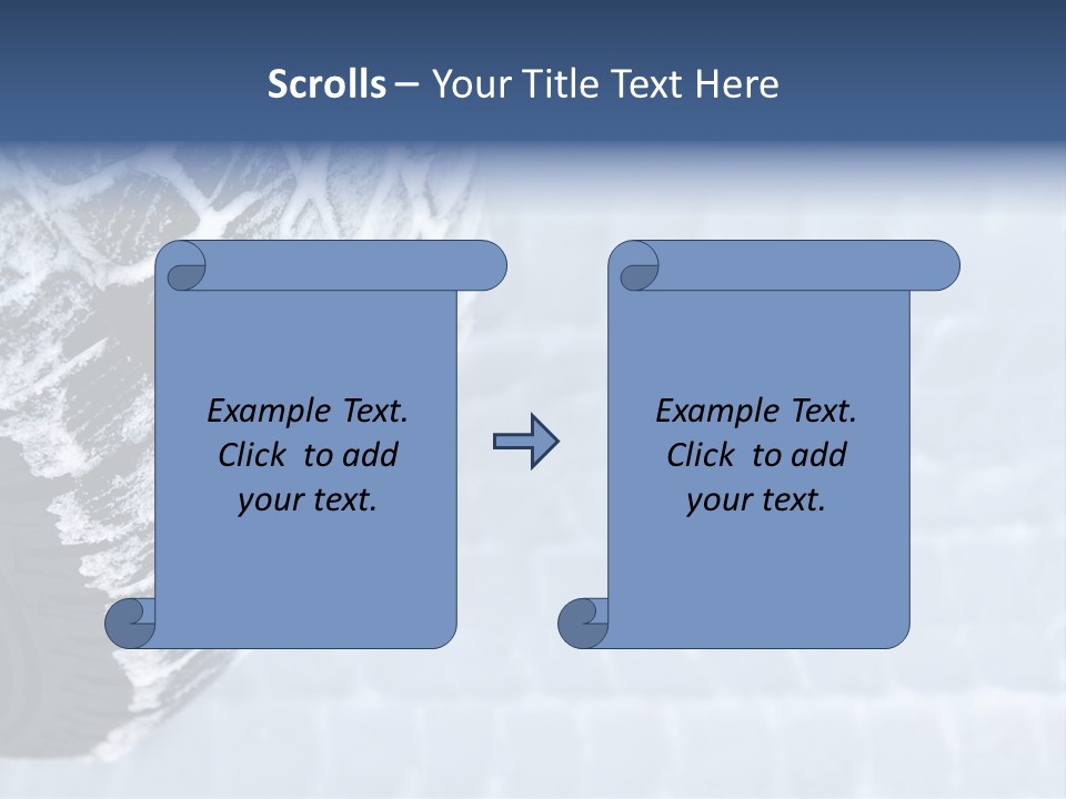 Back Old Rubber PowerPoint Template