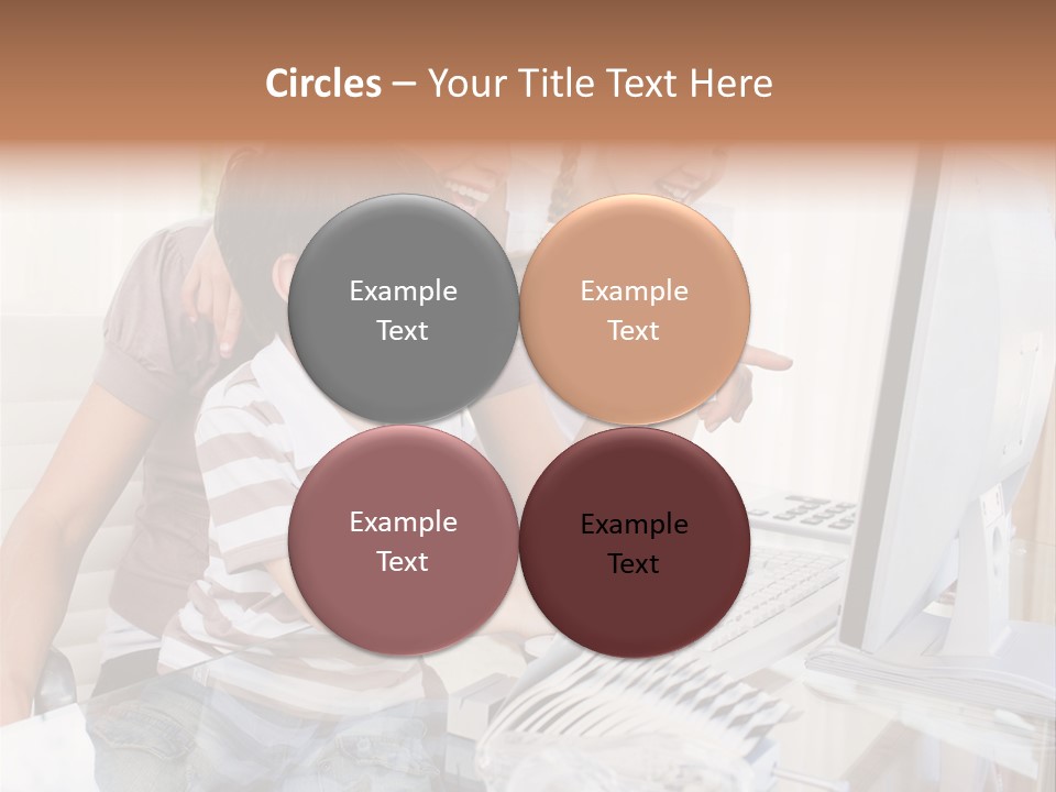 People Home Homework PowerPoint Template