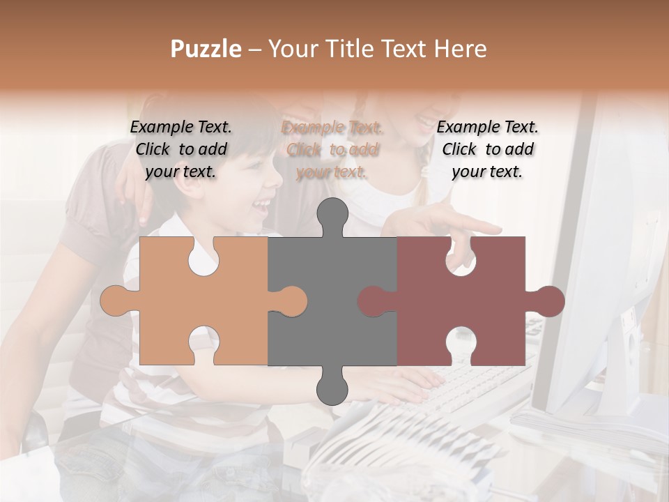 People Home Homework PowerPoint Template