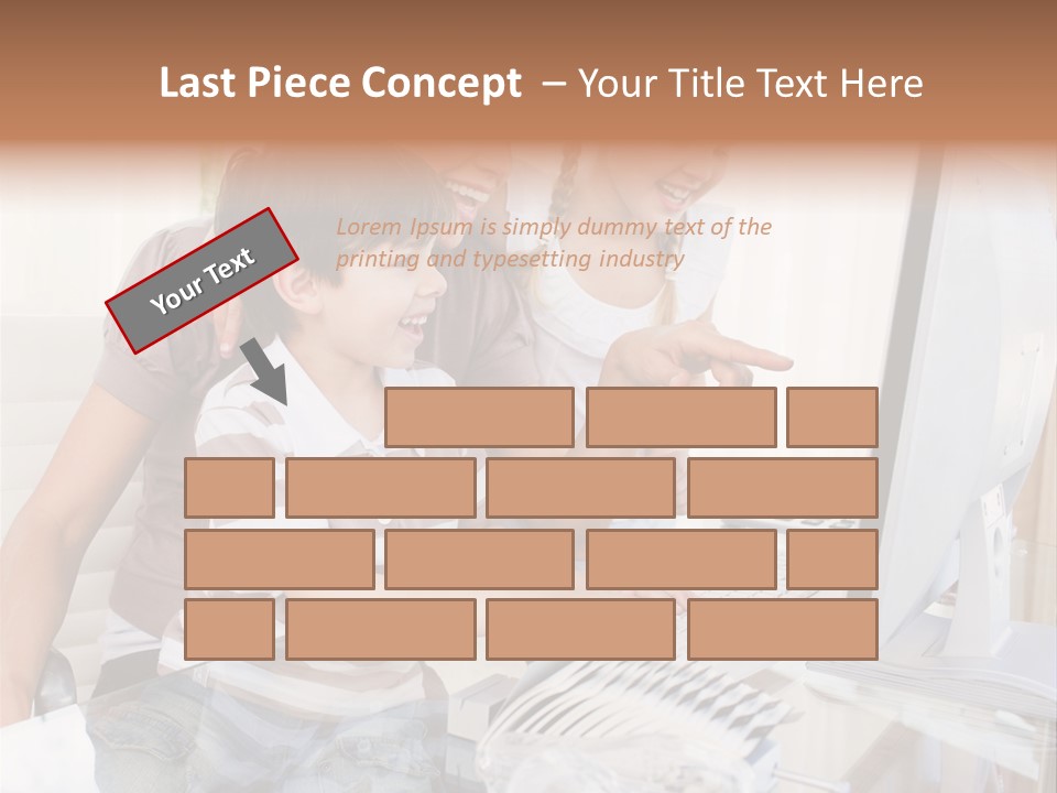 People Home Homework PowerPoint Template