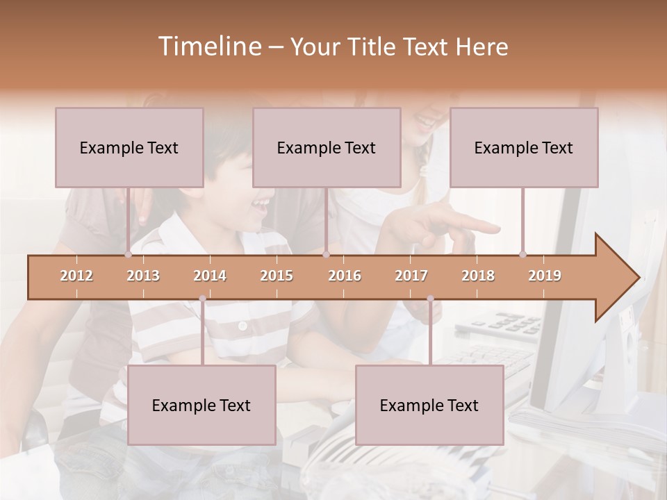 People Home Homework PowerPoint Template