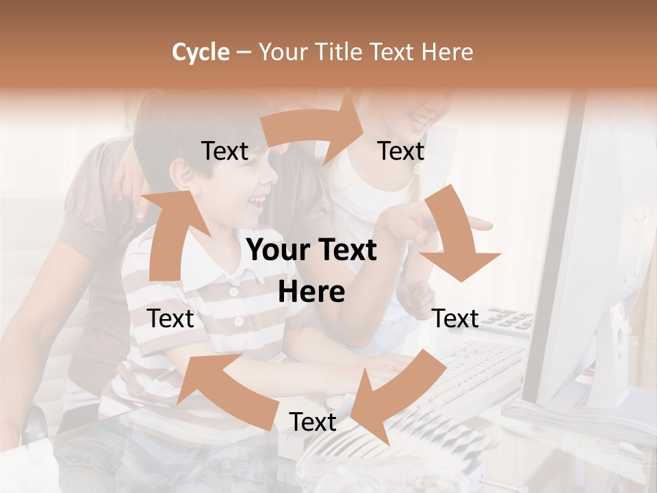 People Home Homework PowerPoint Template