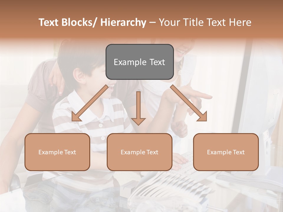 People Home Homework PowerPoint Template