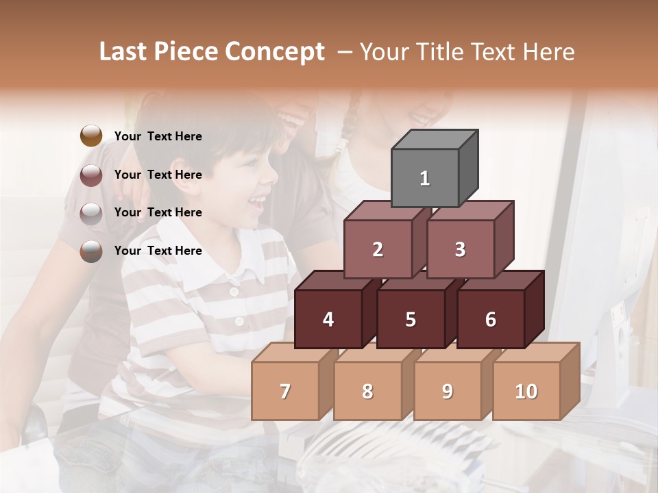 People Home Homework PowerPoint Template