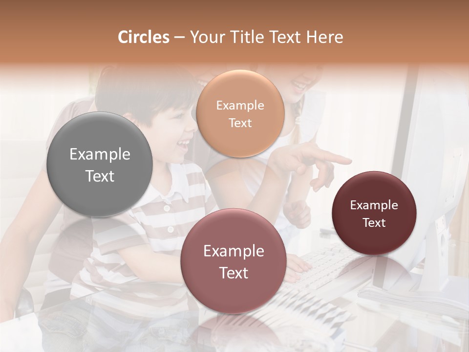 People Home Homework PowerPoint Template