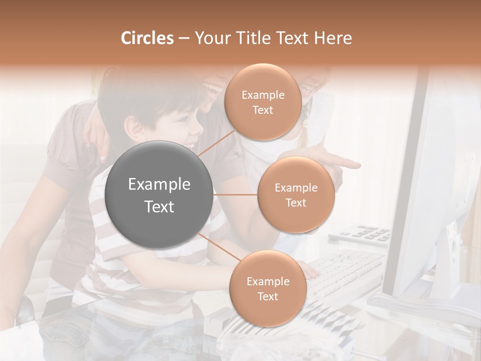 People Home Homework PowerPoint Template