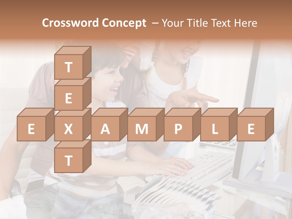 People Home Homework PowerPoint Template