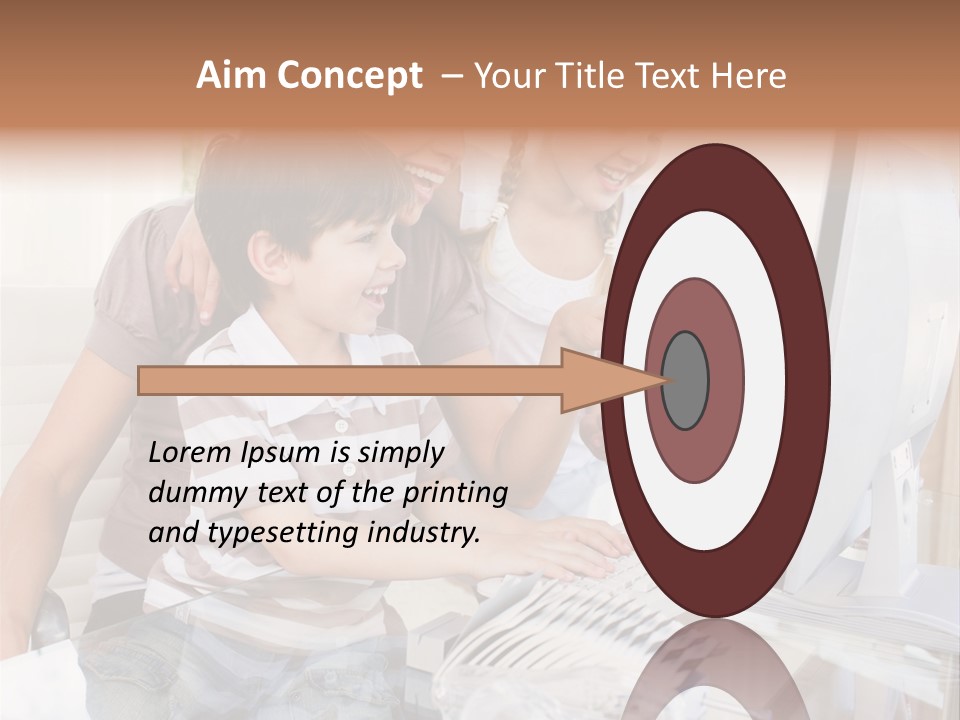 People Home Homework PowerPoint Template