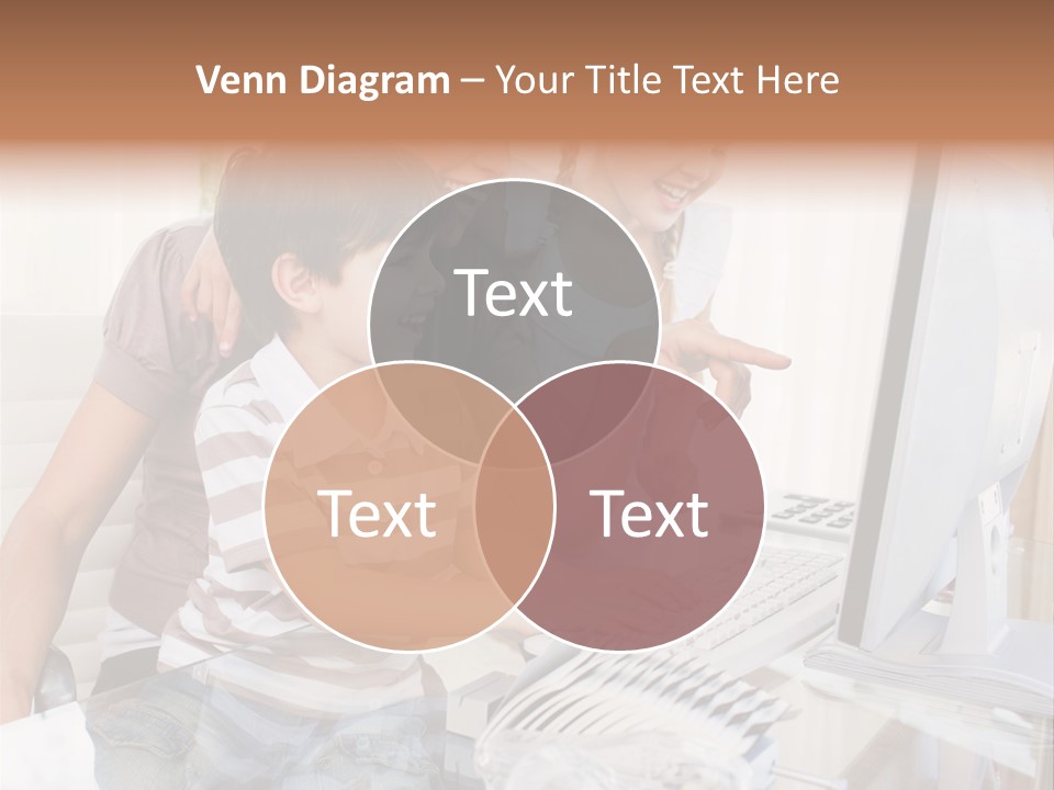 People Home Homework PowerPoint Template