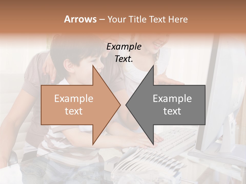 People Home Homework PowerPoint Template