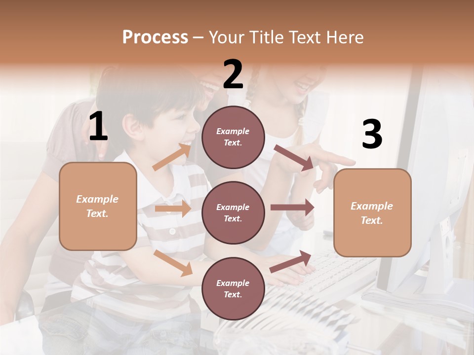 People Home Homework PowerPoint Template