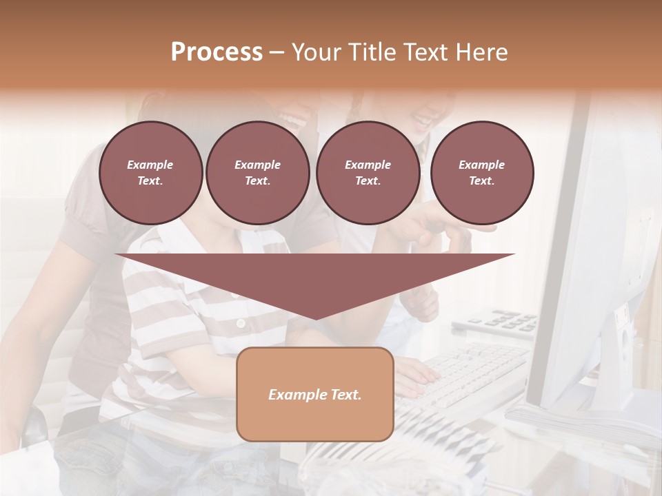 People Home Homework PowerPoint Template