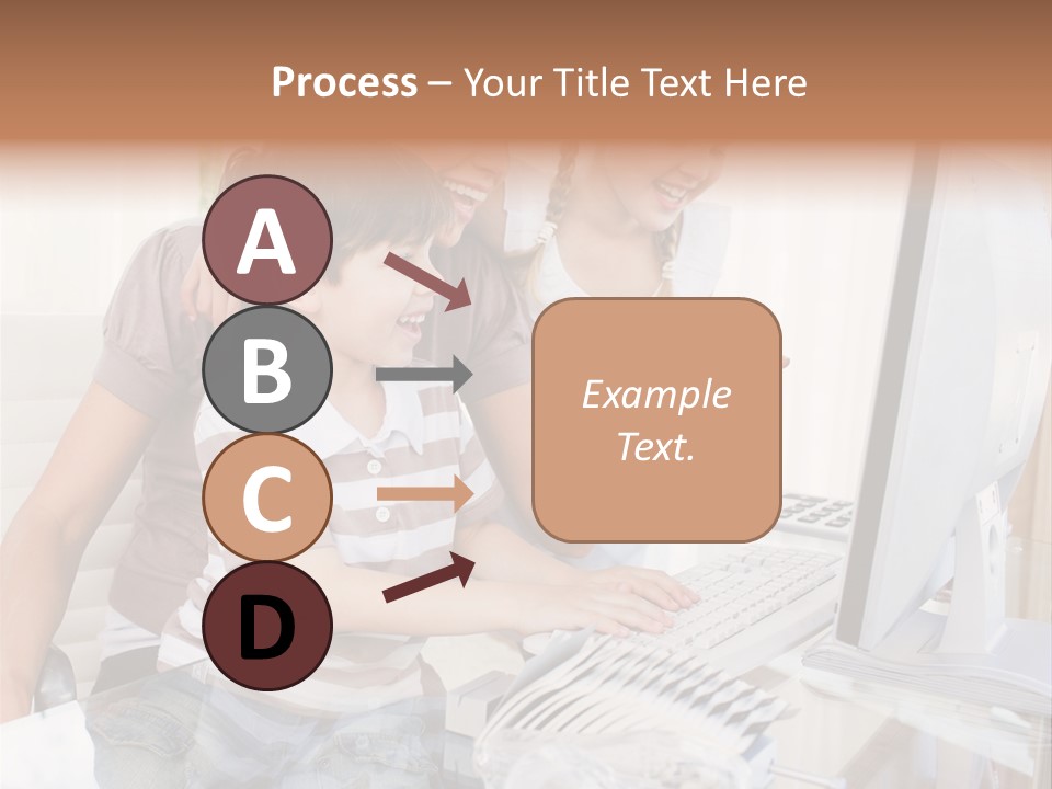 People Home Homework PowerPoint Template