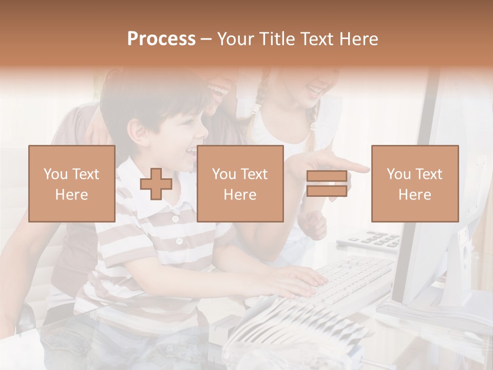 People Home Homework PowerPoint Template