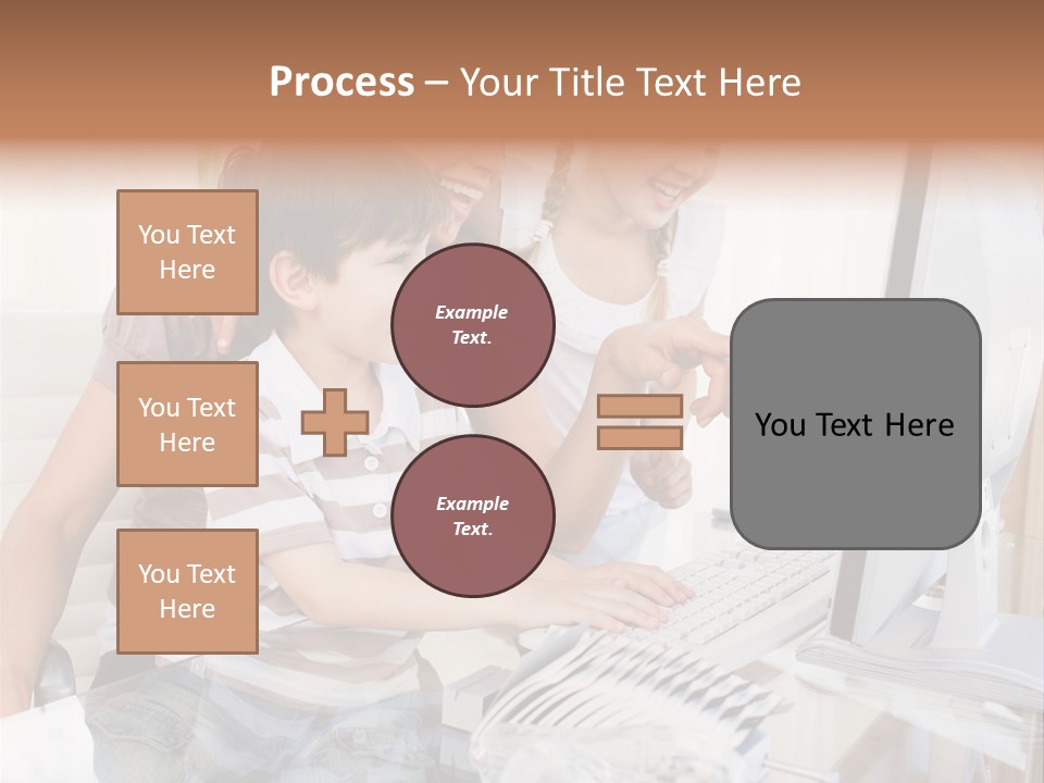 People Home Homework PowerPoint Template