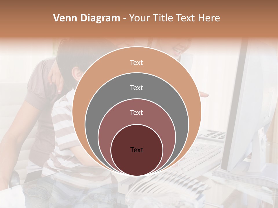 People Home Homework PowerPoint Template