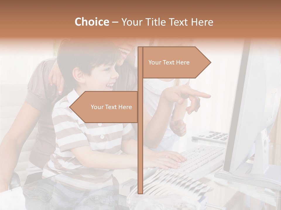 People Home Homework PowerPoint Template