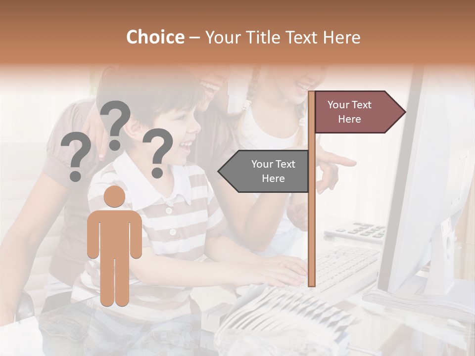 People Home Homework PowerPoint Template