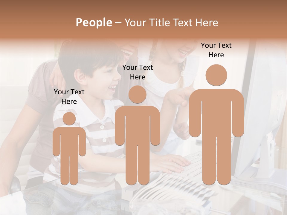 People Home Homework PowerPoint Template