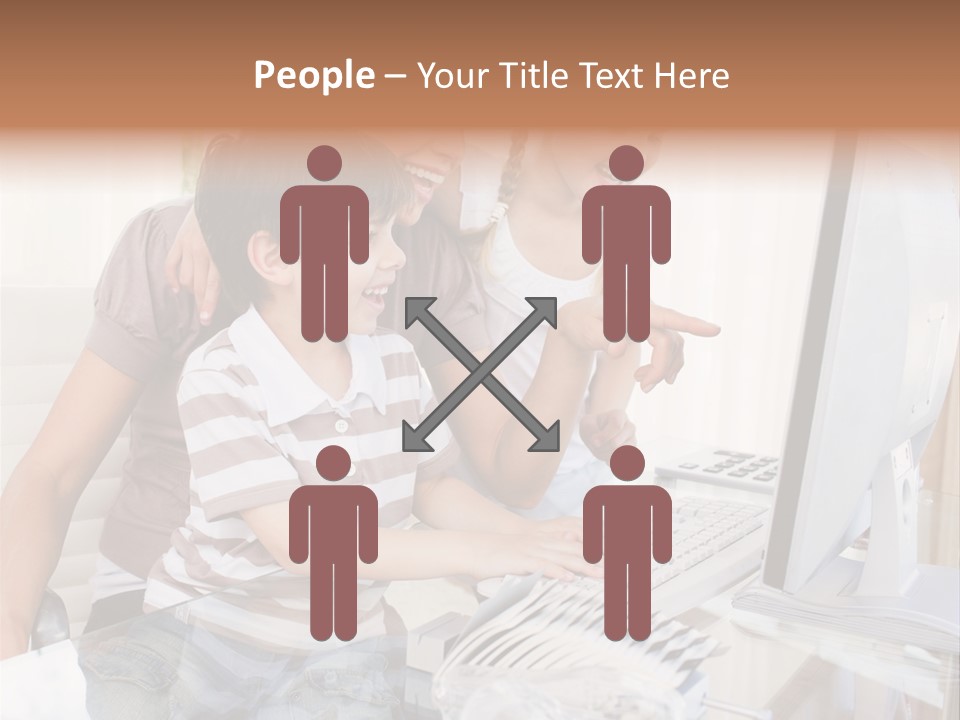 People Home Homework PowerPoint Template