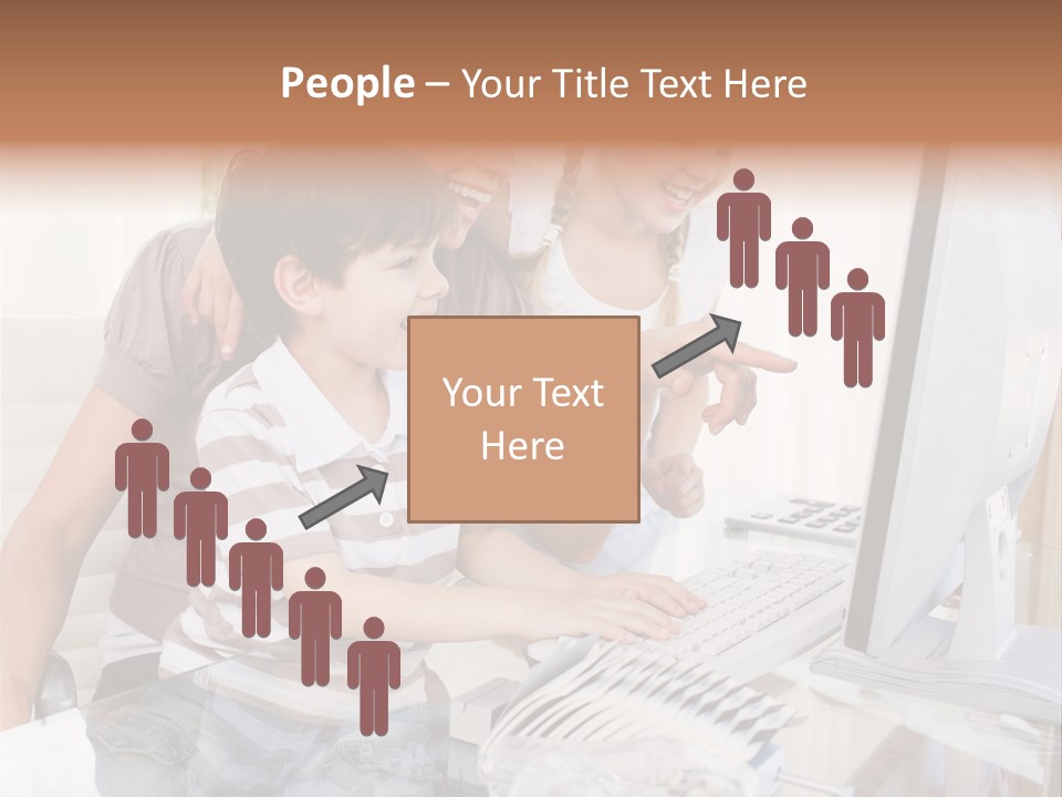 People Home Homework PowerPoint Template