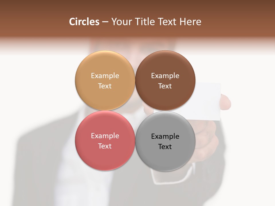 Portrait Looking Giving PowerPoint Template