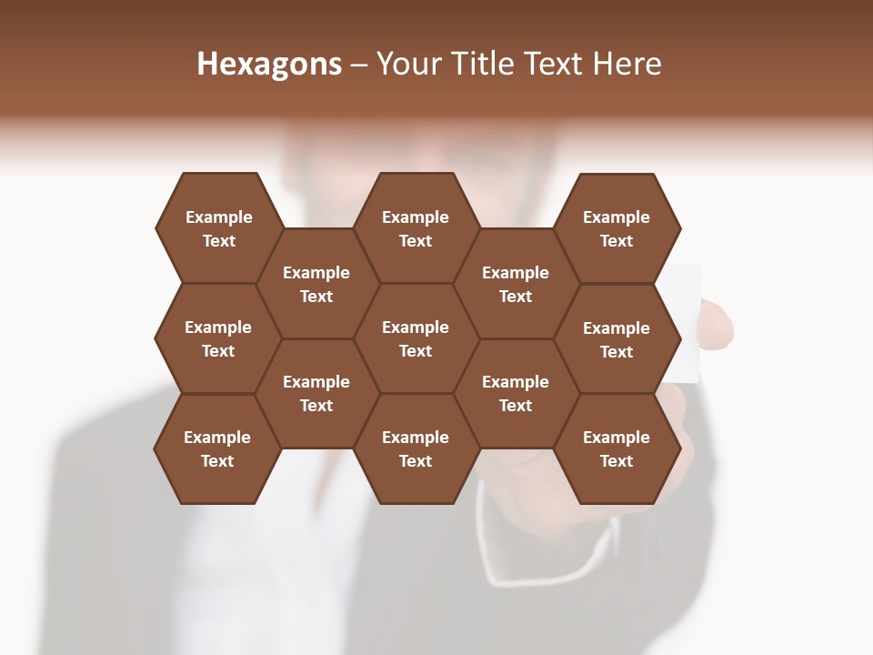 Portrait Looking Giving PowerPoint Template