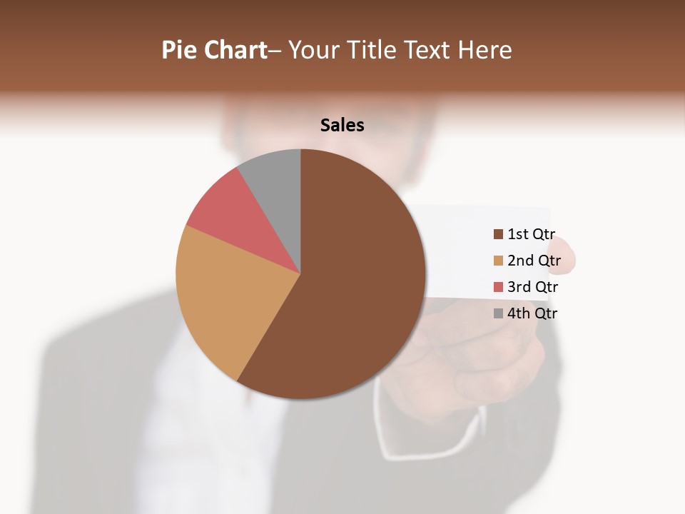 Portrait Looking Giving PowerPoint Template