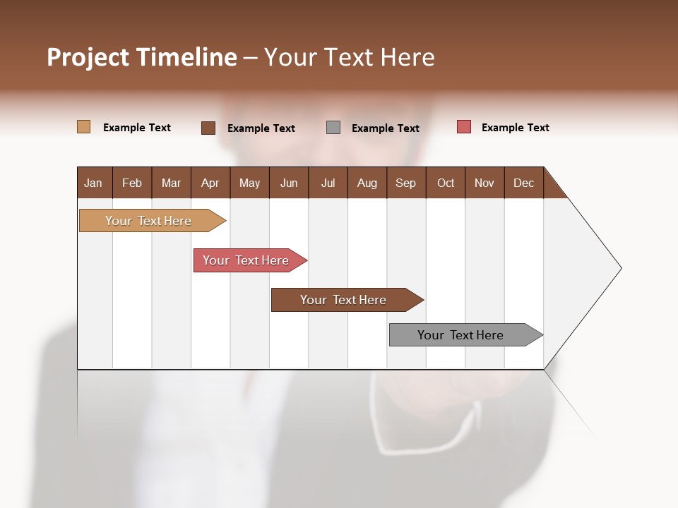 Portrait Looking Giving PowerPoint Template