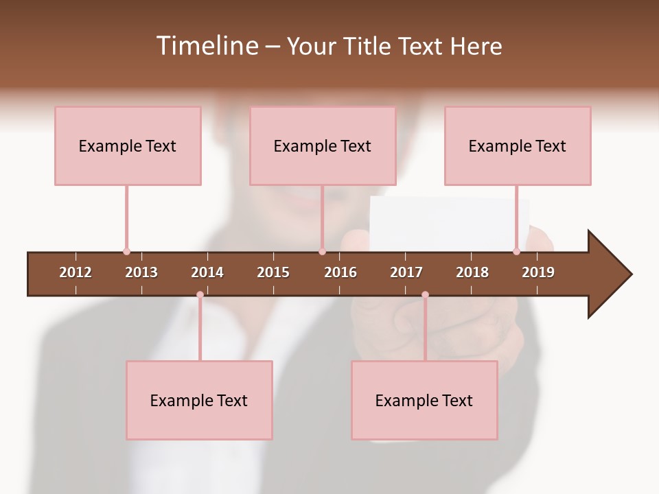 Portrait Looking Giving PowerPoint Template