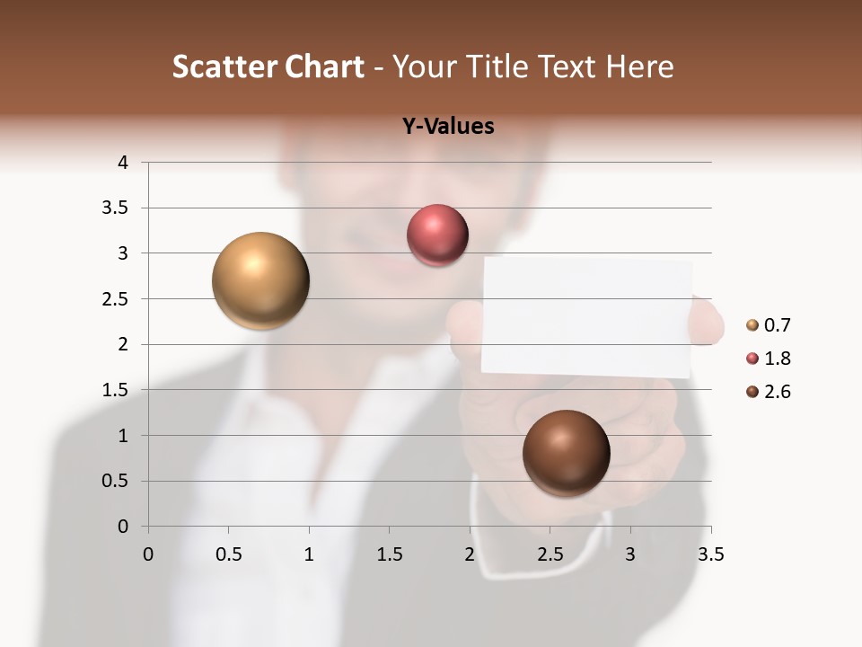 Portrait Looking Giving PowerPoint Template