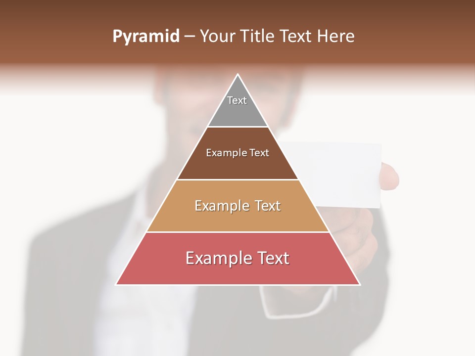 Portrait Looking Giving PowerPoint Template