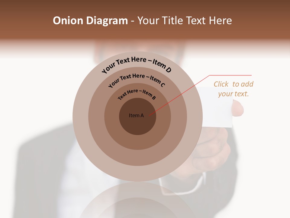 Portrait Looking Giving PowerPoint Template