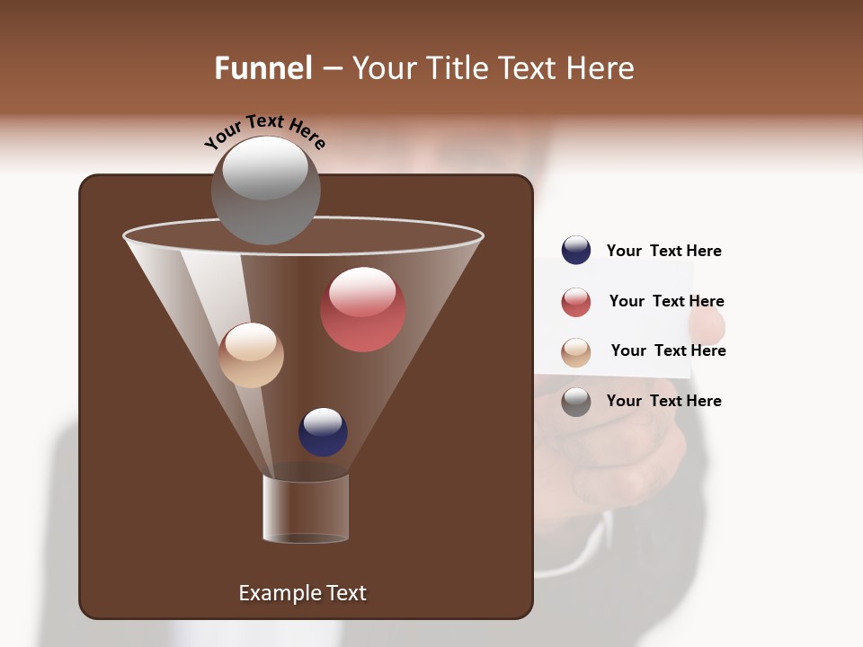 Portrait Looking Giving PowerPoint Template