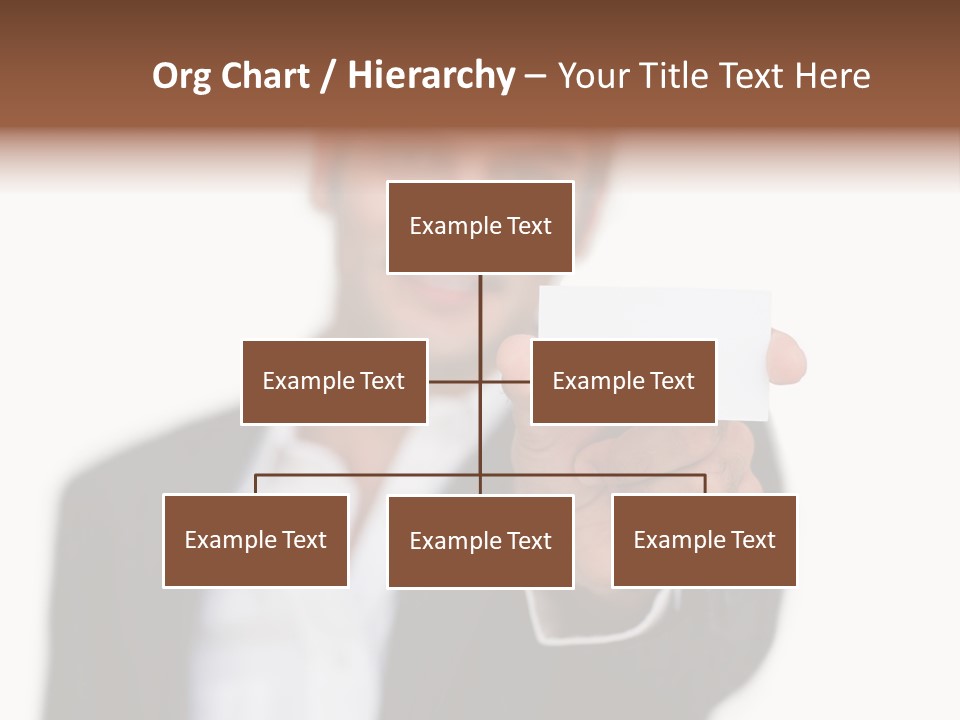 Portrait Looking Giving PowerPoint Template