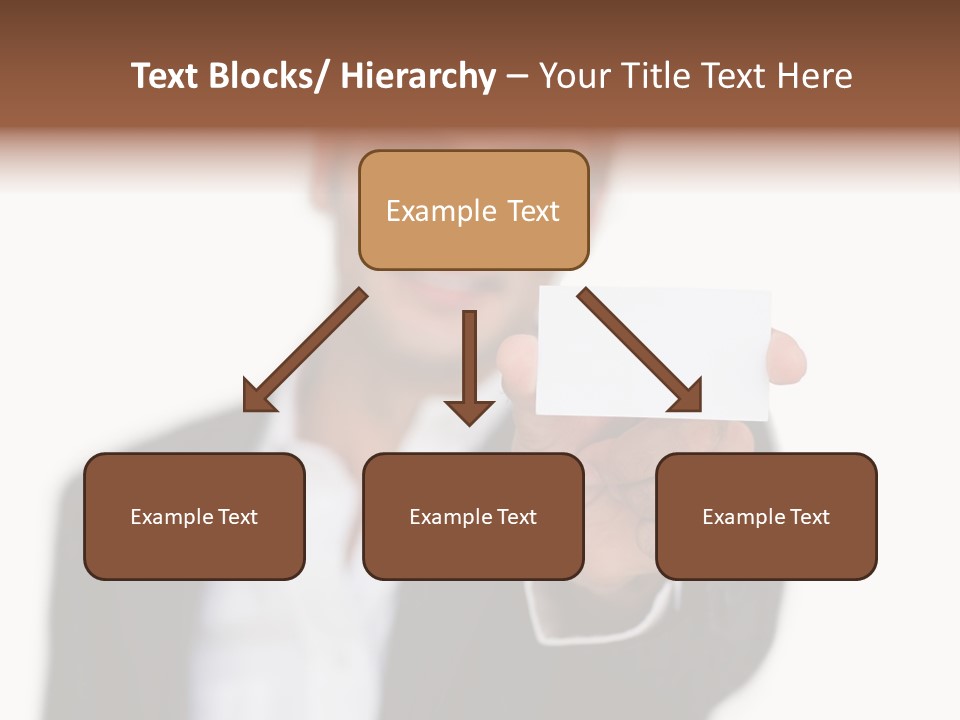 Portrait Looking Giving PowerPoint Template