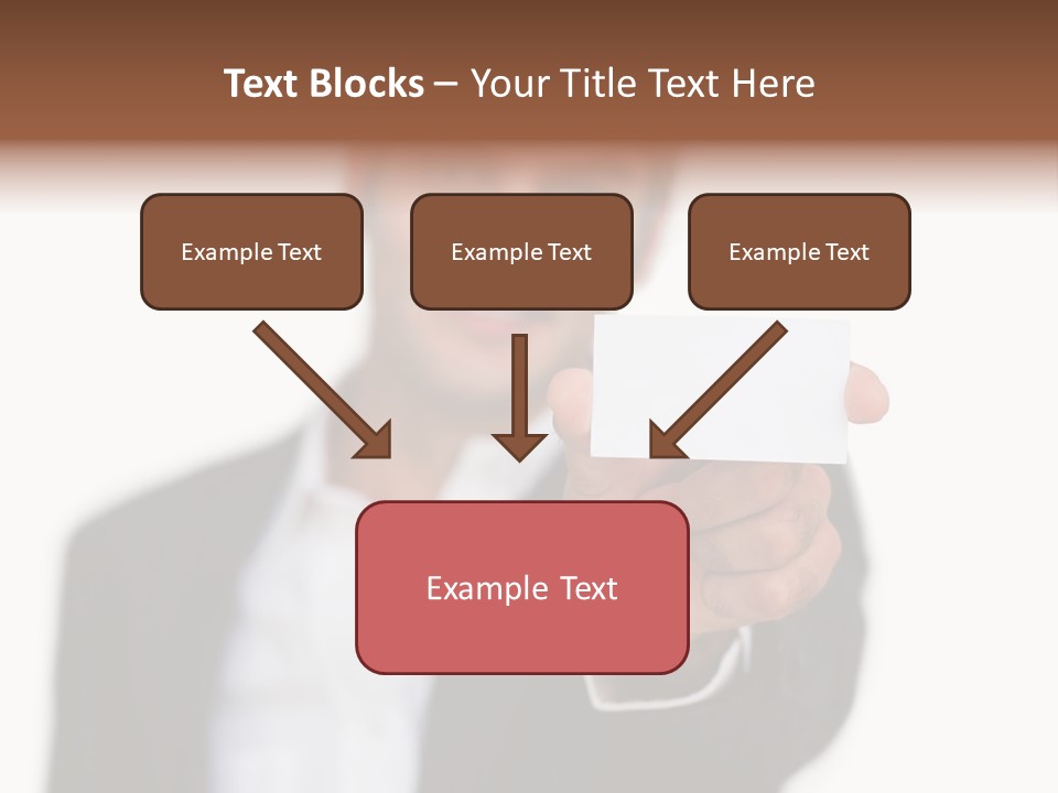 Portrait Looking Giving PowerPoint Template