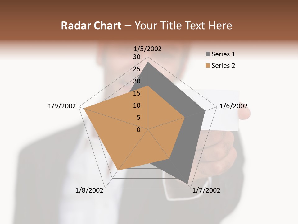 Portrait Looking Giving PowerPoint Template