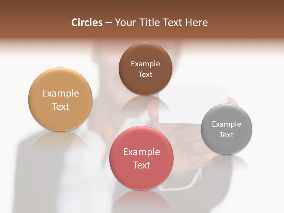 Portrait Looking Giving PowerPoint Template