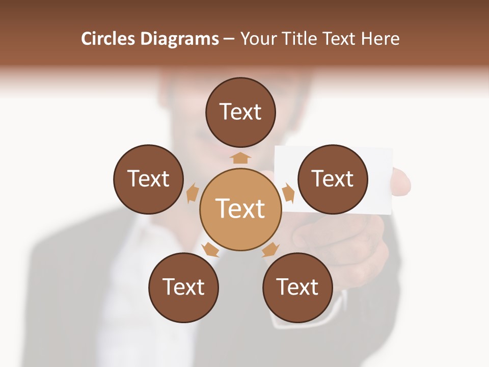 Portrait Looking Giving PowerPoint Template