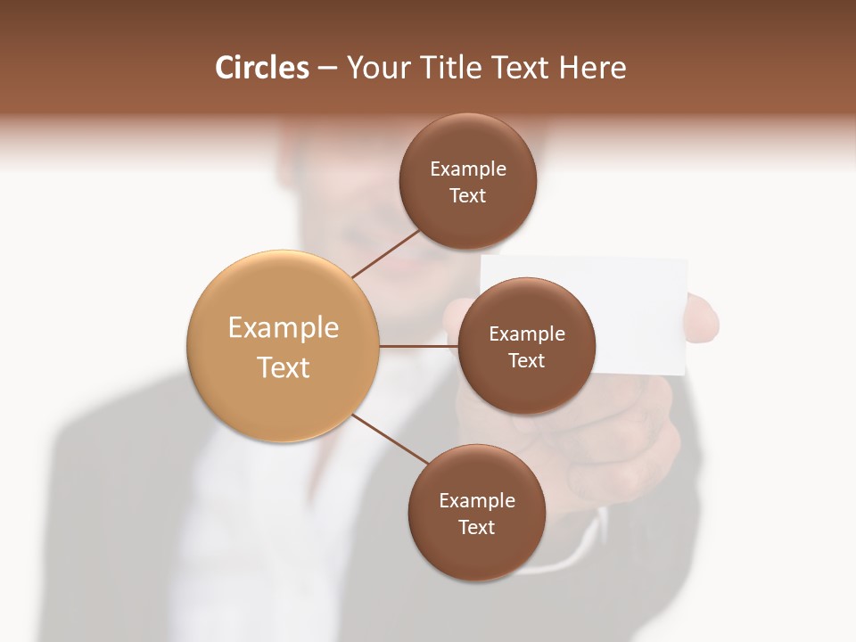 Portrait Looking Giving PowerPoint Template