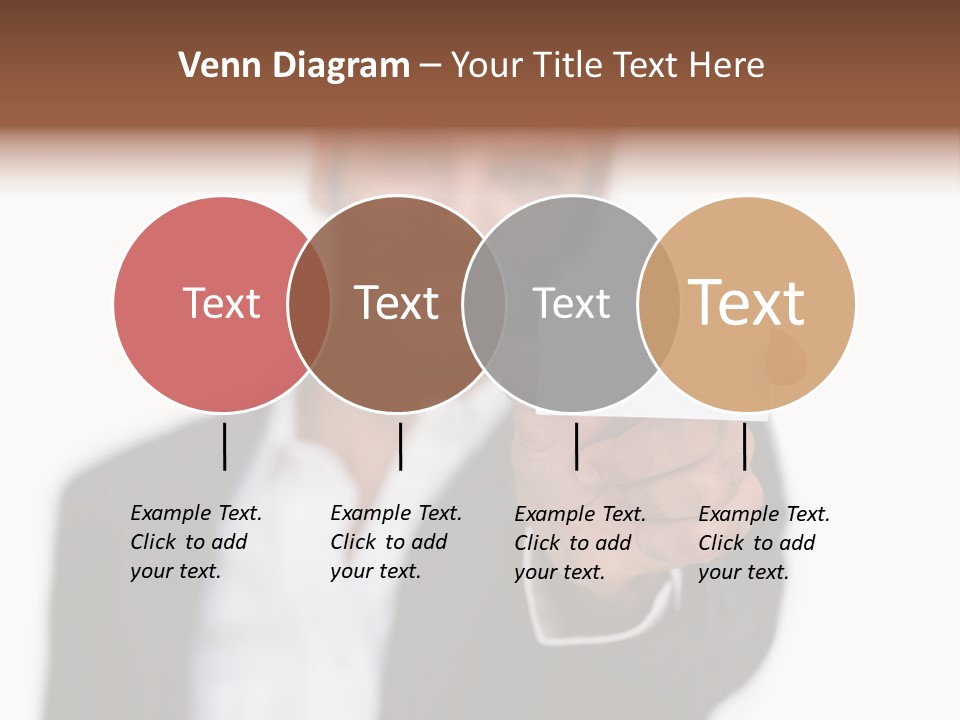 Portrait Looking Giving PowerPoint Template